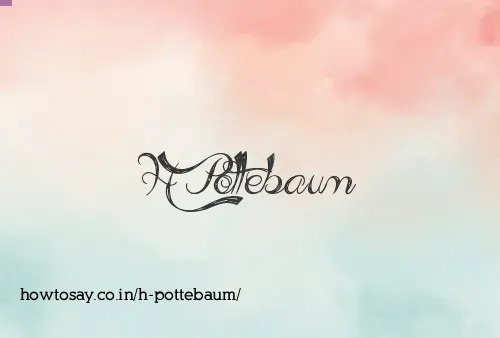 H Pottebaum