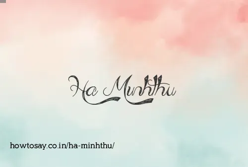 Ha Minhthu