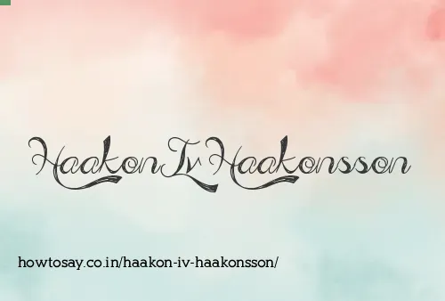 Haakon Iv Haakonsson