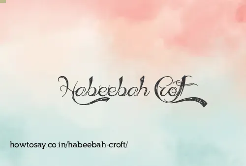 Habeebah Croft