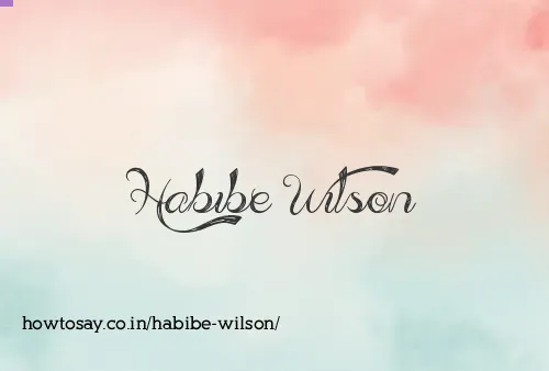Habibe Wilson