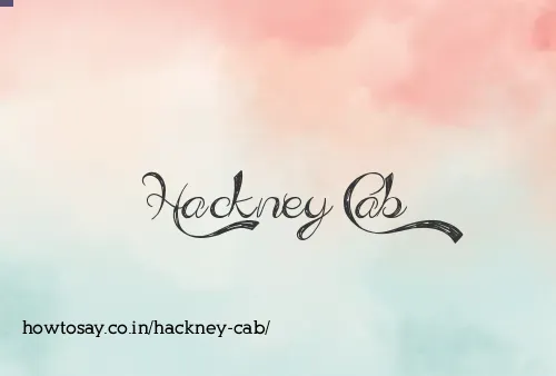 Hackney Cab