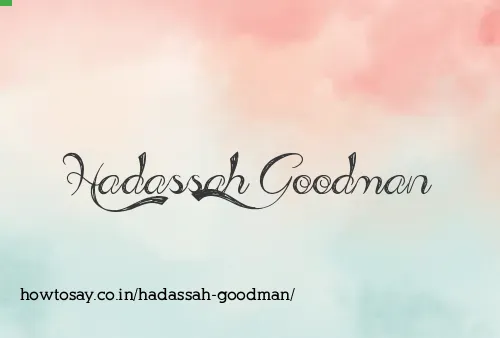 Hadassah Goodman