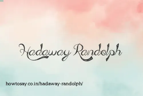 Hadaway Randolph