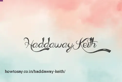Haddaway Keith