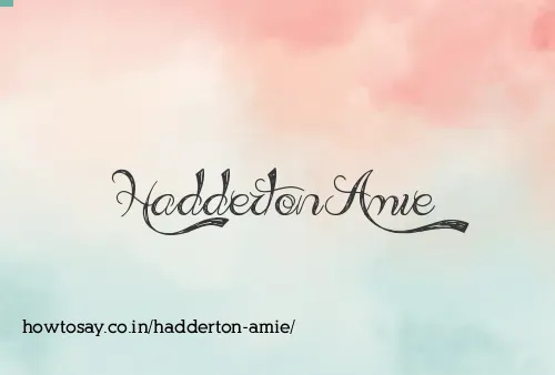 Hadderton Amie