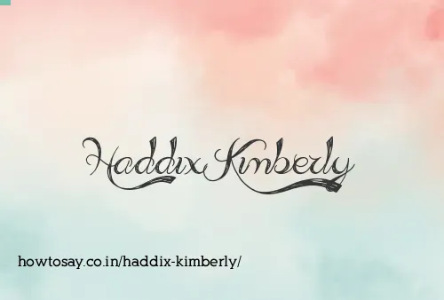 Haddix Kimberly