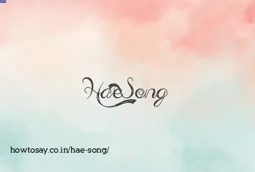 Hae Song