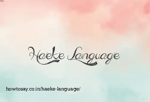 Haeke Language