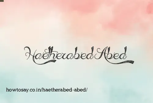 Haetherabed Abed