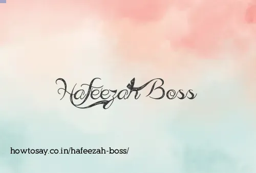 Hafeezah Boss