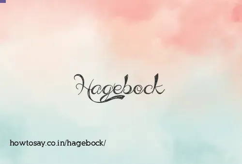 Hagebock