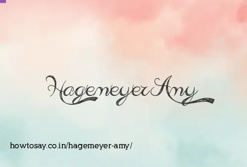 Hagemeyer Amy