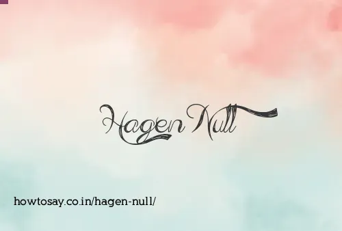 Hagen Null