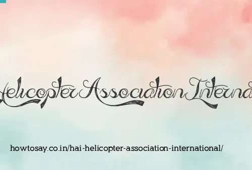 Hai Helicopter Association International