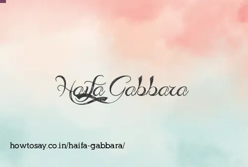 Haifa Gabbara