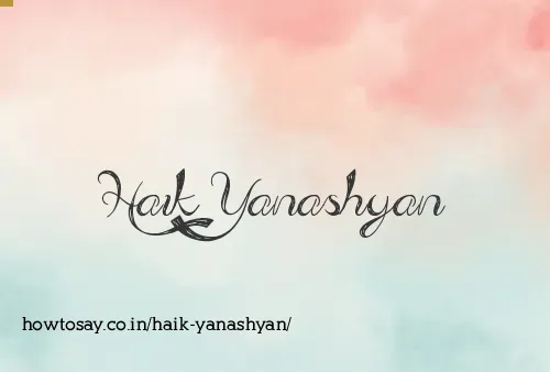 Haik Yanashyan