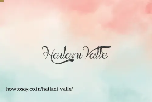 Hailani Valle