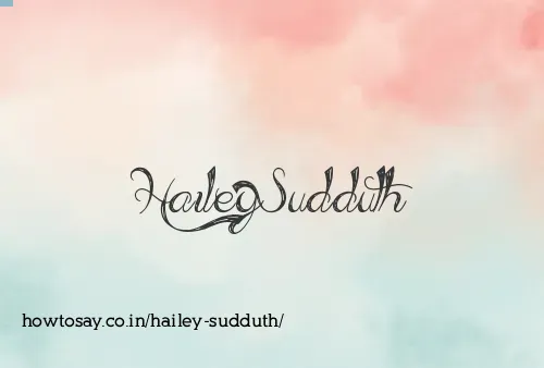 Hailey Sudduth
