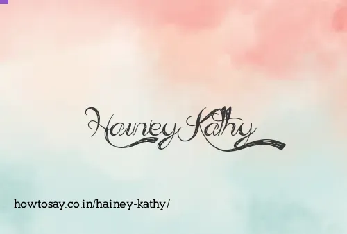 Hainey Kathy