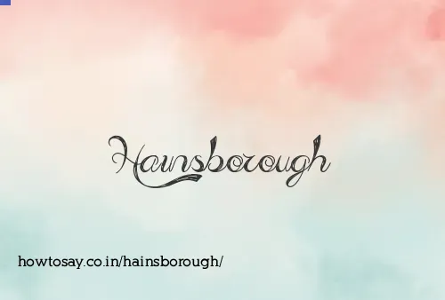 Hainsborough