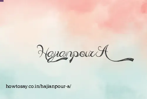 Hajianpour A