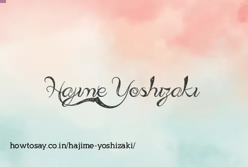 Hajime Yoshizaki