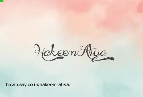 Hakeem Atiya