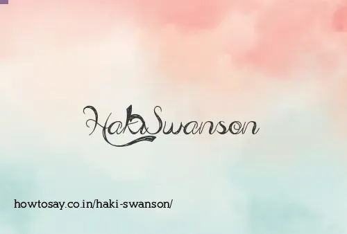 Haki Swanson