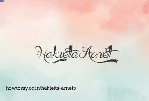 Hakietta Arnett