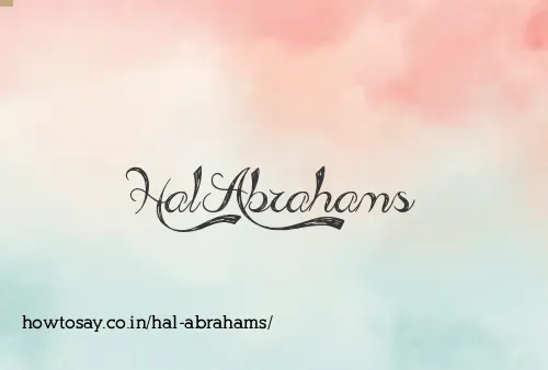 Hal Abrahams