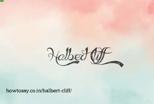 Halbert Cliff