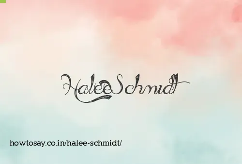Halee Schmidt
