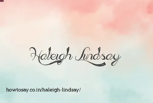 Haleigh Lindsay