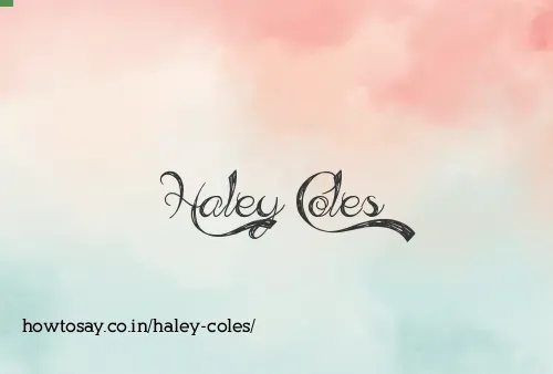 Haley Coles