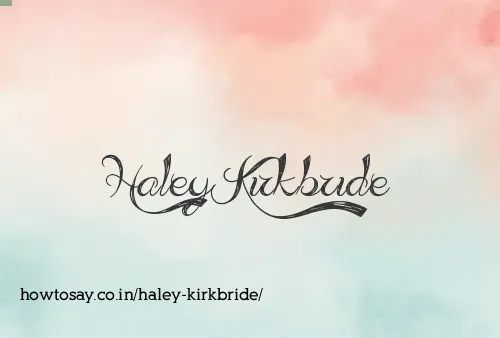 Haley Kirkbride