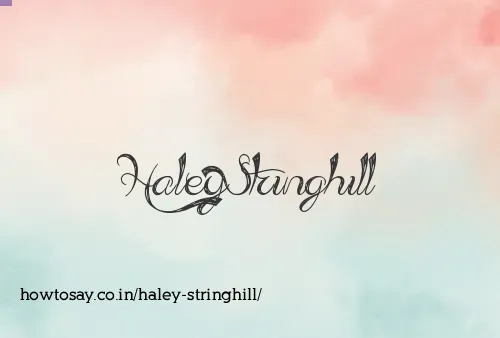 Haley Stringhill