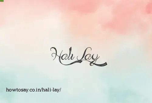 Hali Lay