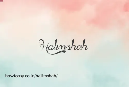 Halimshah