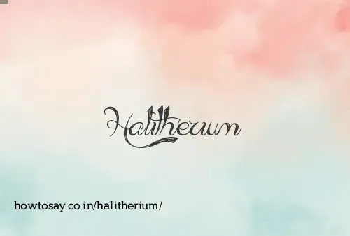 Halitherium