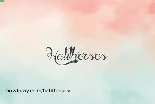 Halitherses
