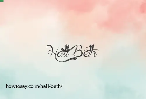 Hall Beth