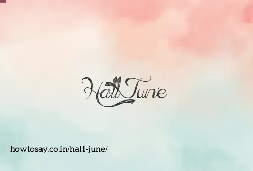 Hall June