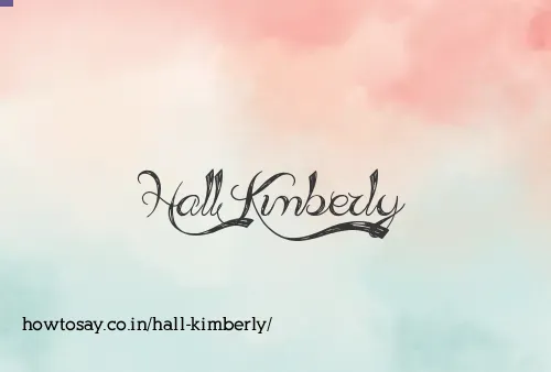 Hall Kimberly