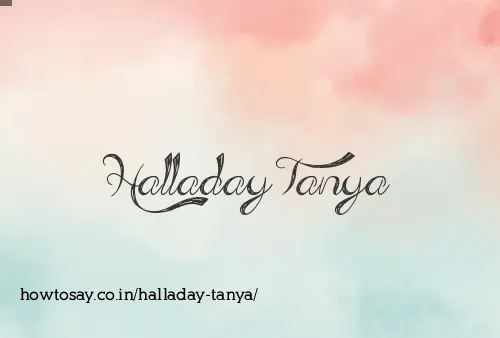 Halladay Tanya