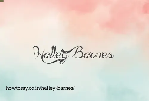 Halley Barnes
