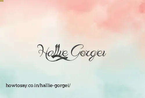 Hallie Gorgei