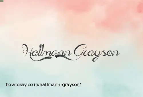 Hallmann Grayson