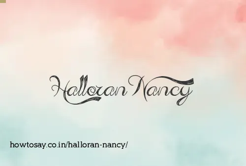 Halloran Nancy