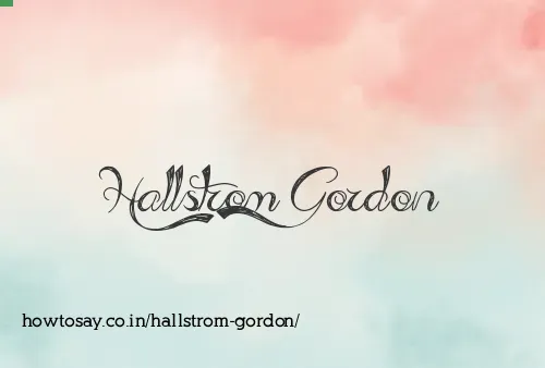 Hallstrom Gordon